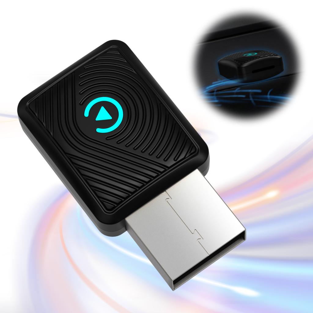 BT 5.3 2-в-1 Беспроводной адаптер CarPlay Android Auto Преобразует проводной в беспроводной Беспроводной адаптер CarPlay для универсального телефона