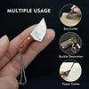 4pcs/Set Stainless Steel Pocket Knife Kitchen Mini Knives EDC Keychain Portable Unboxing Knife Outdoors Fishing Cutter