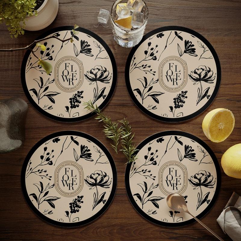 Подставка для обеденного стола Подставка под стакан Коврики для стола Декор для журнального столика Посуда Изоляционные прокладки Кухонный декор Аксессуары