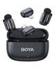 BOYA Mini Wireless Microphone, Compatible with iPhone 1516, Android, and PC, USB-CLightning Plug, MFI, Noise Cancelling, AI Voice Changer, 30-Hour