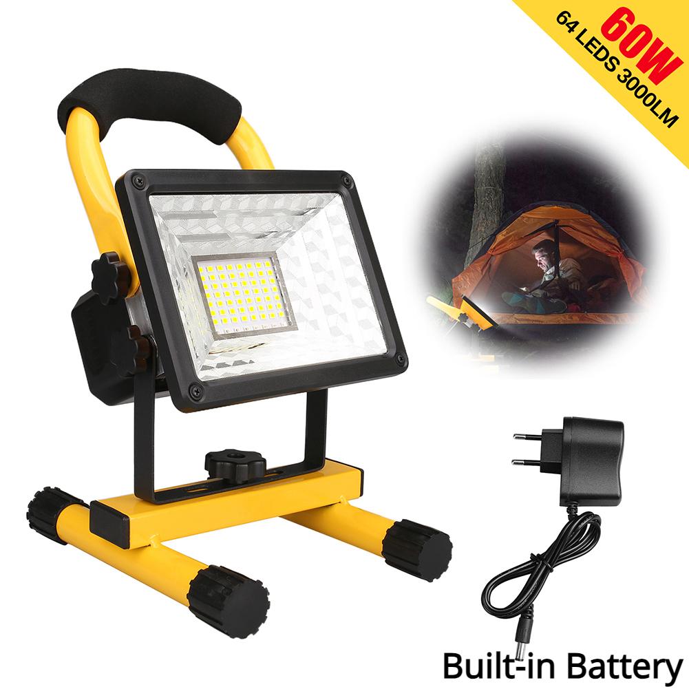 30 Вт светодиодный портативный перезаряжаемый прожектор водонепроницаемый прожектор на батарейках прожектор уличный рабочий фонарь кемпинговый фонарь