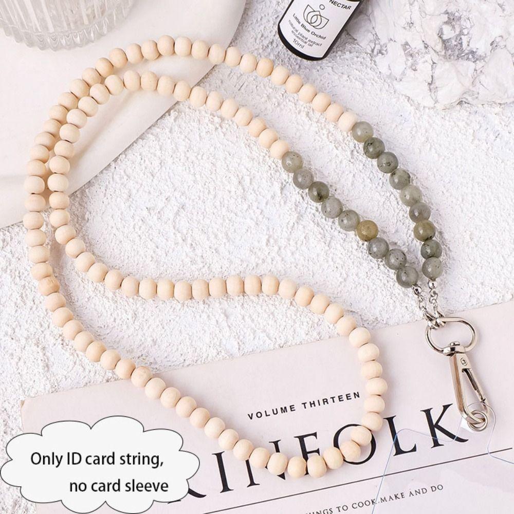 Portable Natural Crystal Phone Chain Pendant Chain Mobile Phone Case Beaded