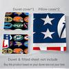 3Pcs Nfl Team Logos Compilation Bedding Sets For All Sizes New 3D Printed Bed Cover Comforter Duvet Cover Pillowcase Bedroom Decoration