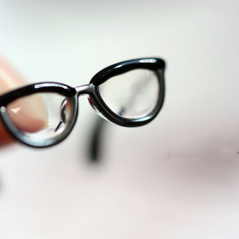 Cute Glasses Ins Girl Open Ring Adjustable Enamel Painting Ring Finger Buckle Tail Rings Adjustable Opening
