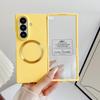 Чехол для Samsung Galaxy Z Fold 7 Жесткий ПК Магнитная беспроводная зарядка Пленка Защитная задняя крышка Чехол для корпуса телефона Z Fold 7
