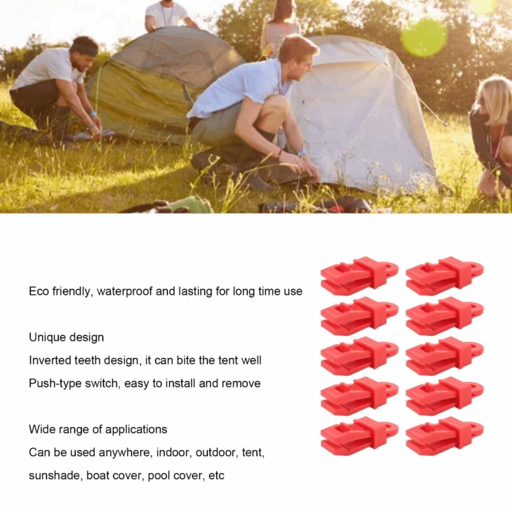 20 Pcs Windproof Awning Tarp Clamps Heavy Duty Tent Clamps Durable Tarp Clamps Outdoor Camping