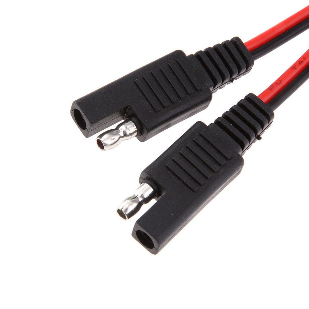 Медные переходные кабели для солнечной батареи длиной 2 м, удлинитель 18AWG SAE между мужчинами и мужчинами