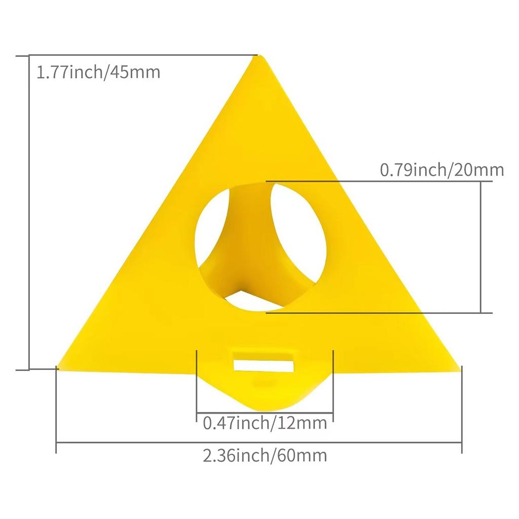 10/20/30 Pyramid-shaped Tripods, Triangular Brackets, Carpenters Paint and Paint Wooden Board Support Frame Foot Pads