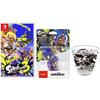 [Delivered In Original Shipping Box] Splatoon 3 -Switch + Amiibo Octoling [Blue] (Splatoon Series) ([.co.jp Limited] Acrylic Tumbler Included)