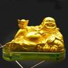 Car Decoration Perfume Seat Maitreya Buddha Statue Desktop Ornaments Exquisite Resin Crafts Home Fengshui Decor Accessories