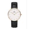 Подержанные часы Daniel Wellington Classic Canterbury Черный с ремешком из розовой кожи