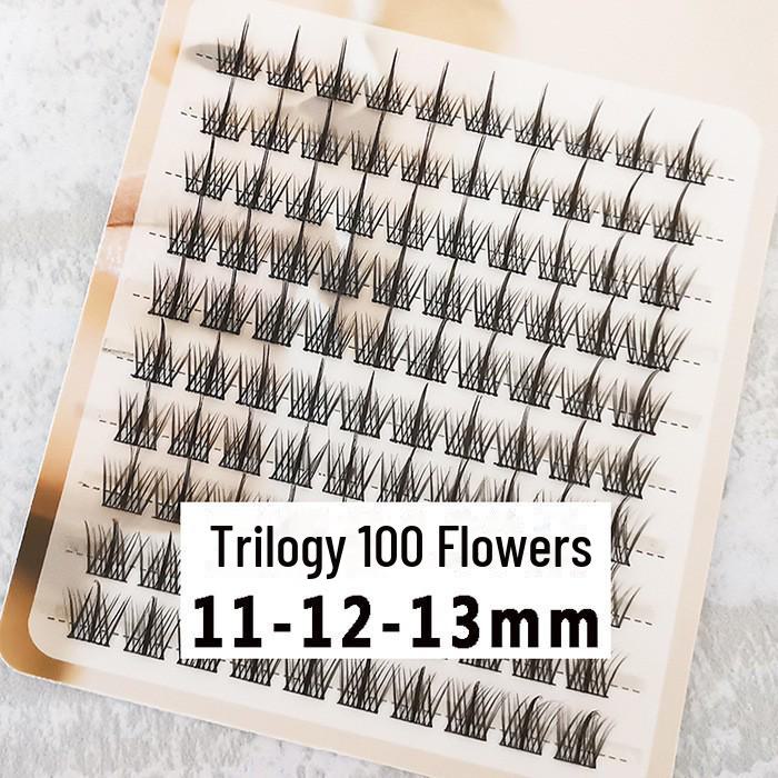 «Ленивая трилогия Подсолнух Белый Лунный свет Волшебная фея Сегментированные завитые ресницы»