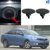 2x For Skoda Rapid I 2012 2013 2014 2015 2016 2017 2018 2019 Door Handle KeyHole Lock Barrel Cap Plug Cover Clip Dustproof Black