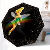 1pc Tinkerbell, Fairy Automatic Umbrella | Portable Foldable 8-Rib Manual Open, Casual Accessory, Durable Canopy Yy250823067