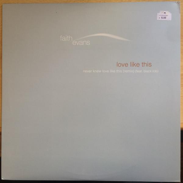 12-дюймовая пластинка FAITH EVANS Never Knew Love Like This Remix 78612791871 Bad Boy Enterta 1998 US Rap HipHopRB Б/у