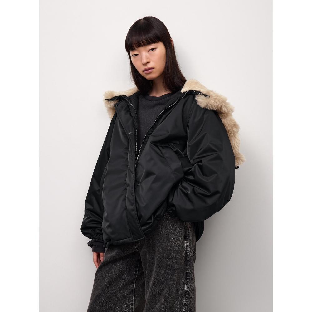GU by Uniqlo Теплая утепленная летная куртка