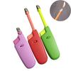 Candle Lighter Adjustable Kitchen Igniter Mini Butane Gas Refillable Plastic Torch Lighter for BBQ Outdoor Fire Start 11-18cm