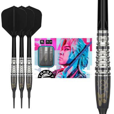 Target Japan CHARM SMASH GEN3 90% 18G 2BA ДАРТСЫ С МЯГКИМ НАКОНЕЧНИКОМ 90% Вольфрам K-Flex 2BA Набор дартсов с мягким наконечником, 18.0 г | CHARM SMASH GEN3 K-Flex Оперение формы №6