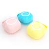 Lemaire Dog/Cat Silicone Bath Brush Comb Shampoo Brush Pet, Blue, Yellow, Pink, 1 Set, Korean Pet Shampoo