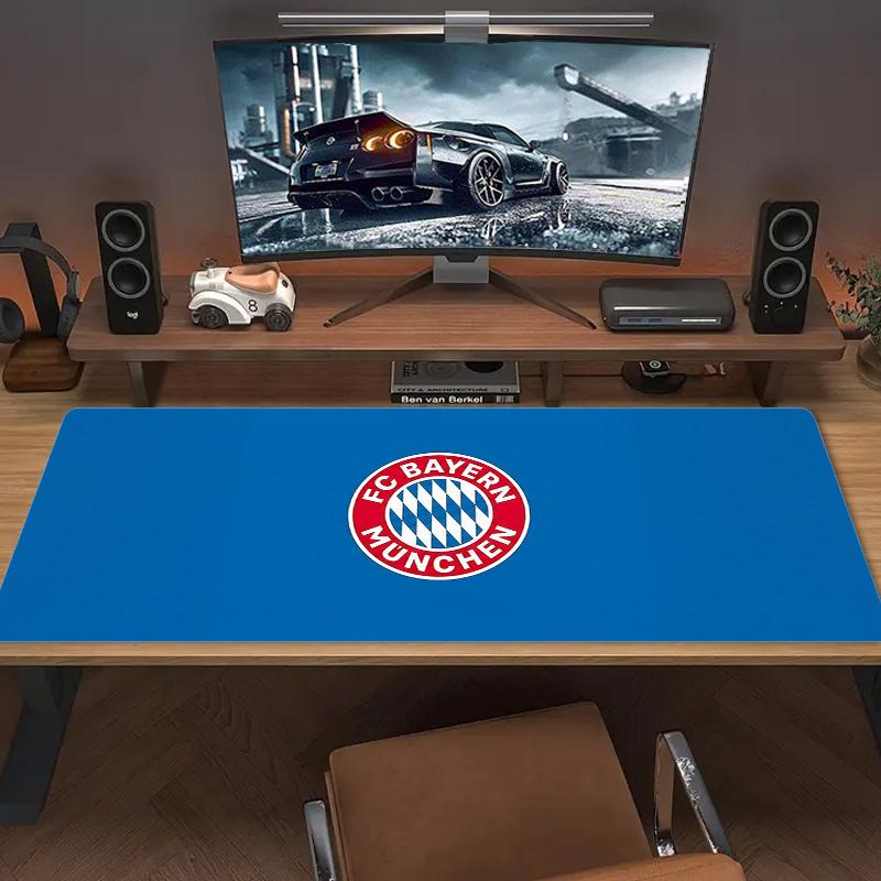 Коврик для мыши FC Bayern Munich Большой игровой коврик для стола Нескользящий коврик для ноутбука/планшета XXL Коврик для мини-ПК с заблокированным краем