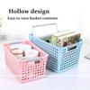 Пластиковая корзина большой емкости Пластиковые контейнеры для хранения Модная корзина для белья Школа