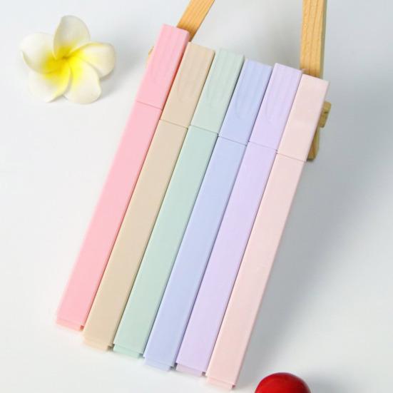 12 шт./набор маркеров не неоновые пастельные цвета быстросохнущие маркеры для ведения дневника учебы офисные школьные принадлежности