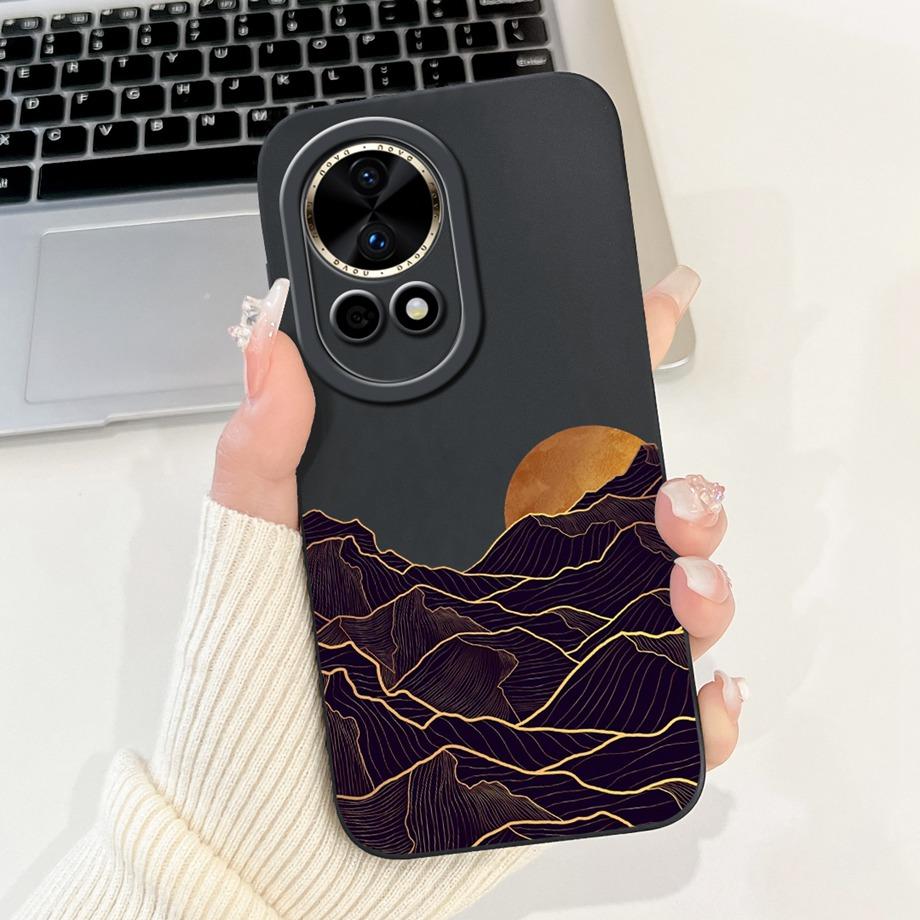 For Huawei nova 12 / Nova 12 Pro 12 Ultra Phone Case NOVA 12s 12 SE Cute Soft Liquid Silicone Shockproof Bumper Cover Soft Funda