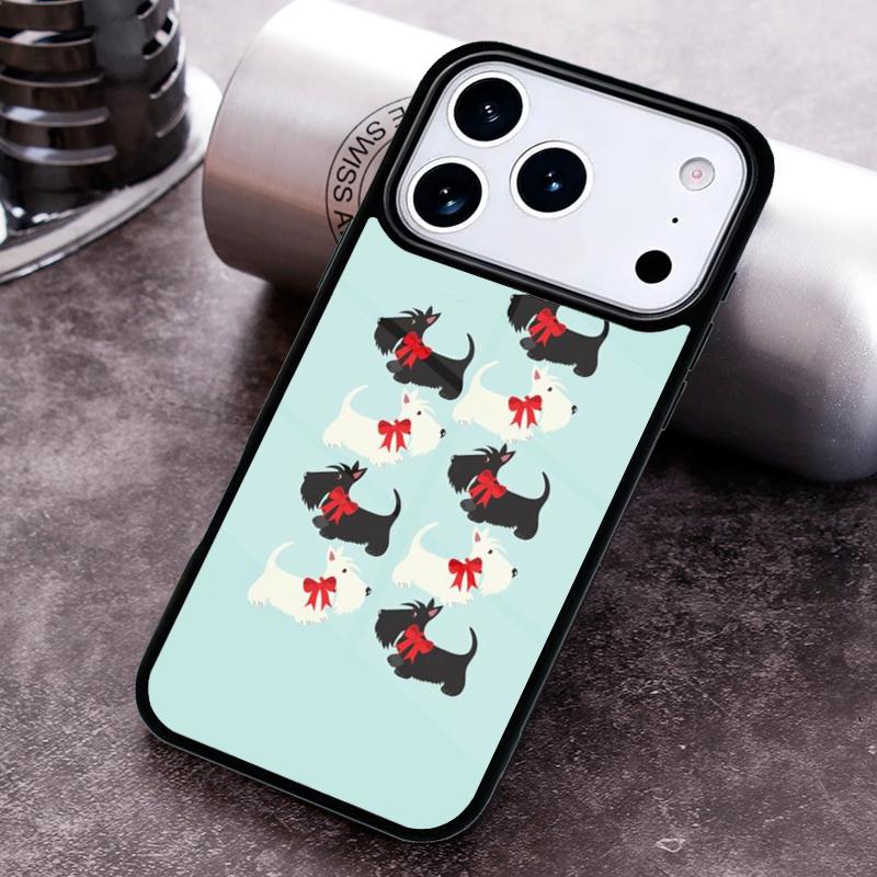 Чехол для телефона Westie Scottie Шотландский терьер Для iPhone 17,16e,15,14,13,12,11,Mini,Pro,MAX Мягкий силиконовый чехол