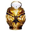 Men's Cute Electric Creature Graphic Fleece Hoodie, Thick Warm Autumn Winter Pullover, Vibrant Cartoon Art Sweatshirt for Daily Casual Matching