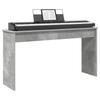 Piano Stand Concrete Gray 120 x 32 x 64 cm Engineered Wood