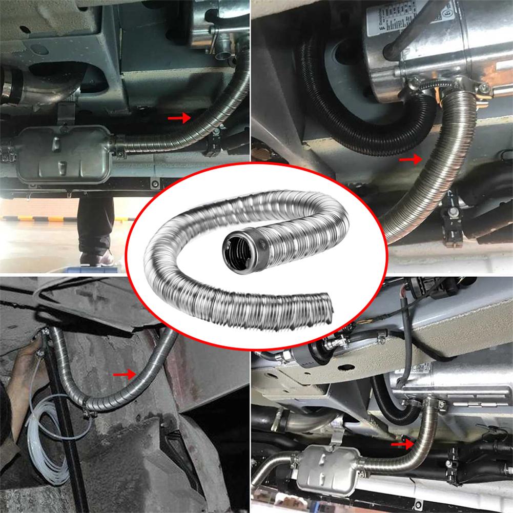 60 см нагреватель выхлопной трубы стальной серебристый нагреватель для Webasto Air для Airtop M3Q8