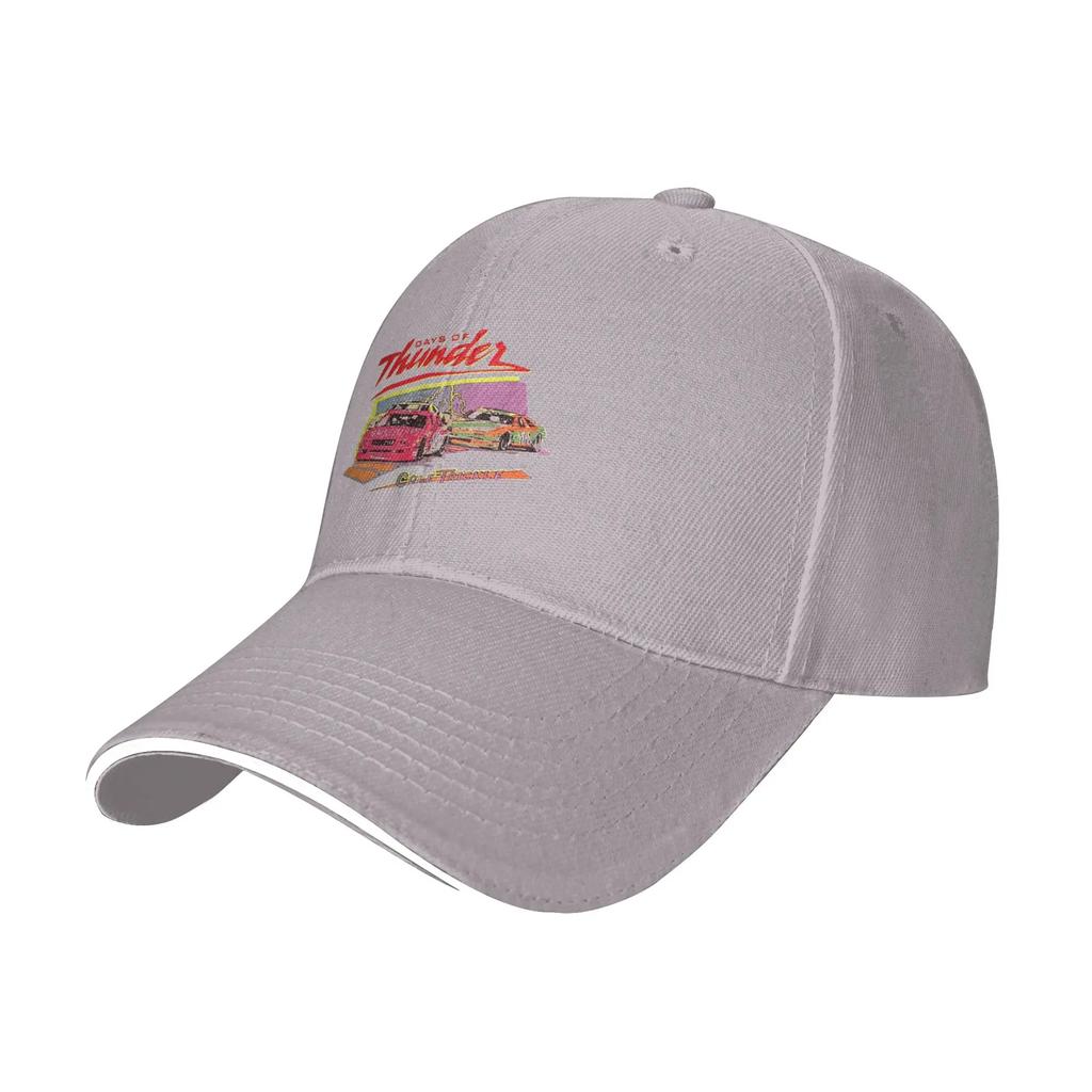 Days of Thunder Sun Baseball Cap Old Car Summer Design Print Trucker Hat For UnisexTeens Tennis Skate Baseball Caps