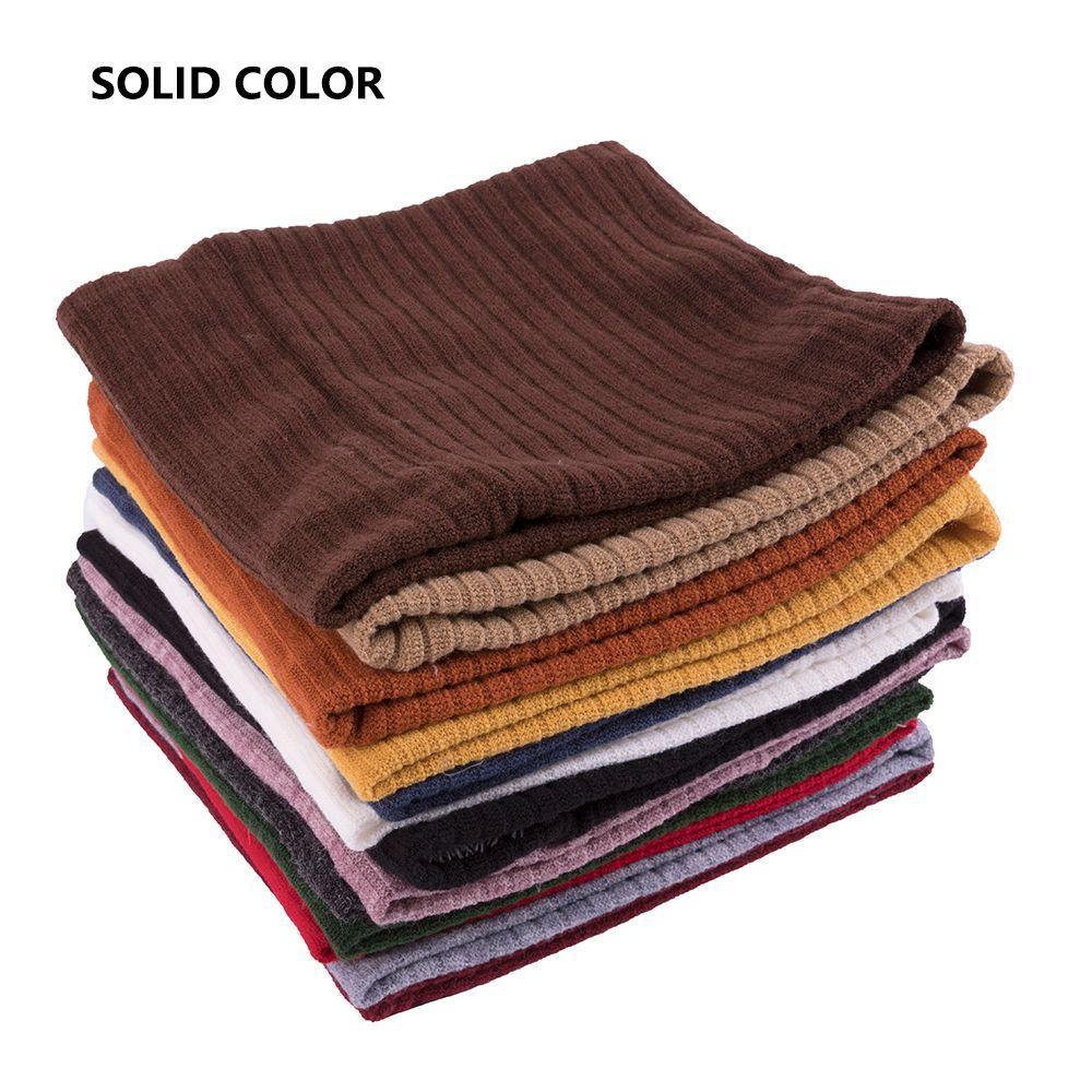 Collar Scarf Double-Layer Neck Warmer Circle Loop Scarves Winter Neck Gaiter Fleece Lined Scarf