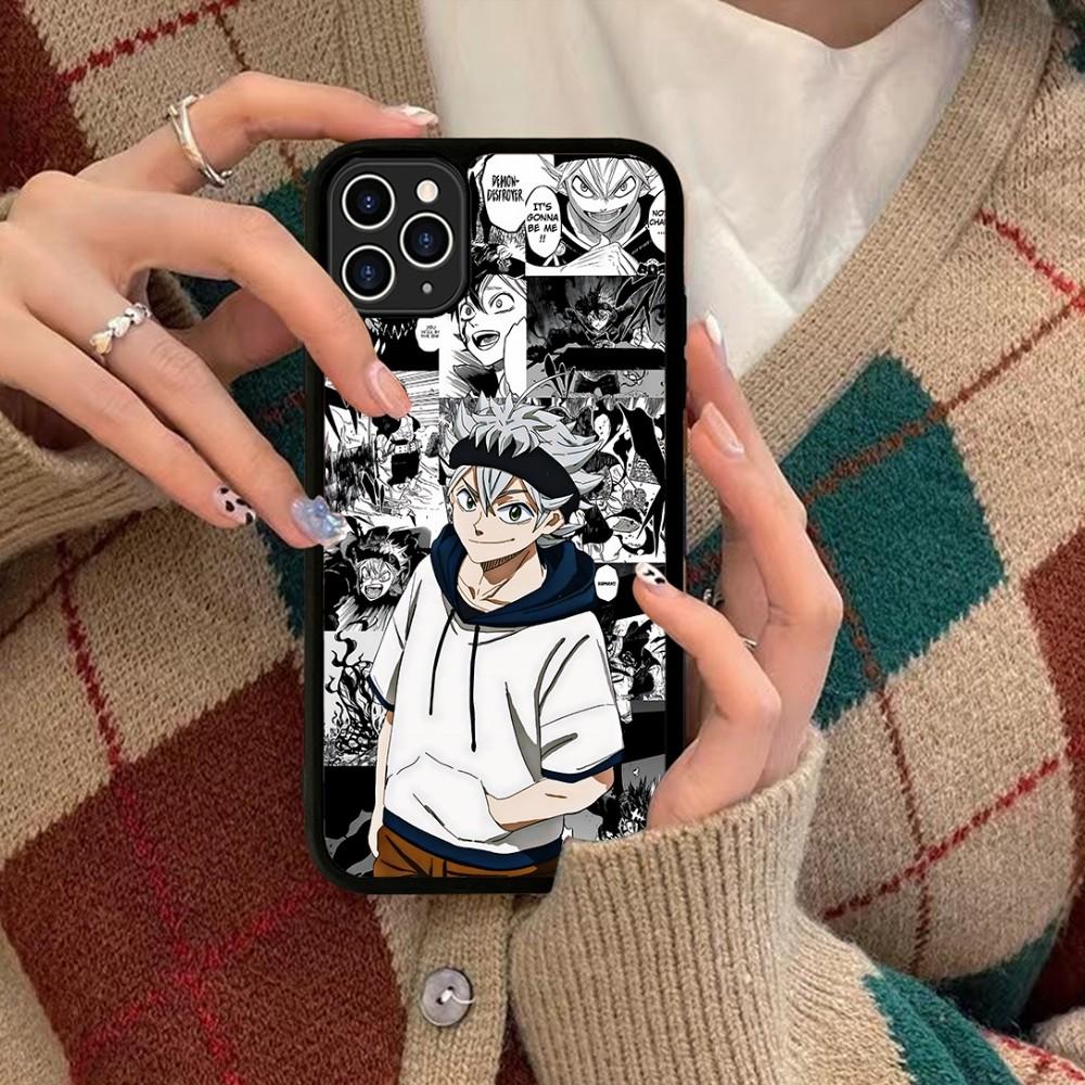 Чехол для телефона Black Clover Силиконовый PC+TPU Для Для IPhone 11 12 13 14 15 16 Plus Pro Max Чехол