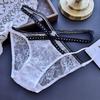 Ladies Spring Summer Sexy Pure Desire Cutout Temptation Cross Lace Deep V Panties