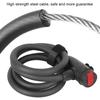 Wheelup Высокопрочный стальной трос Замок против кражи для горного велосипеда Безопасная защита Велосипедный