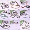 Eyewear Accessories Acrylic Anti Slip Leopard Neck Strap Mask Chain Eyeglasses Rope Glasses Chain