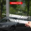 BLZ3   2Pcs Car Rearview Mirror Side Decal Stripe Sticker Vehicle Body For Mercedes Benz B/C/E/S Class A Class C200L GLC GLE CLA
