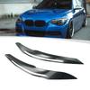 2 шт. Черные накладки-«брови» фар для BMW 1 серии F20 F21 до 2011-2014 LCI Накладки на веки фар Автоаксессуары