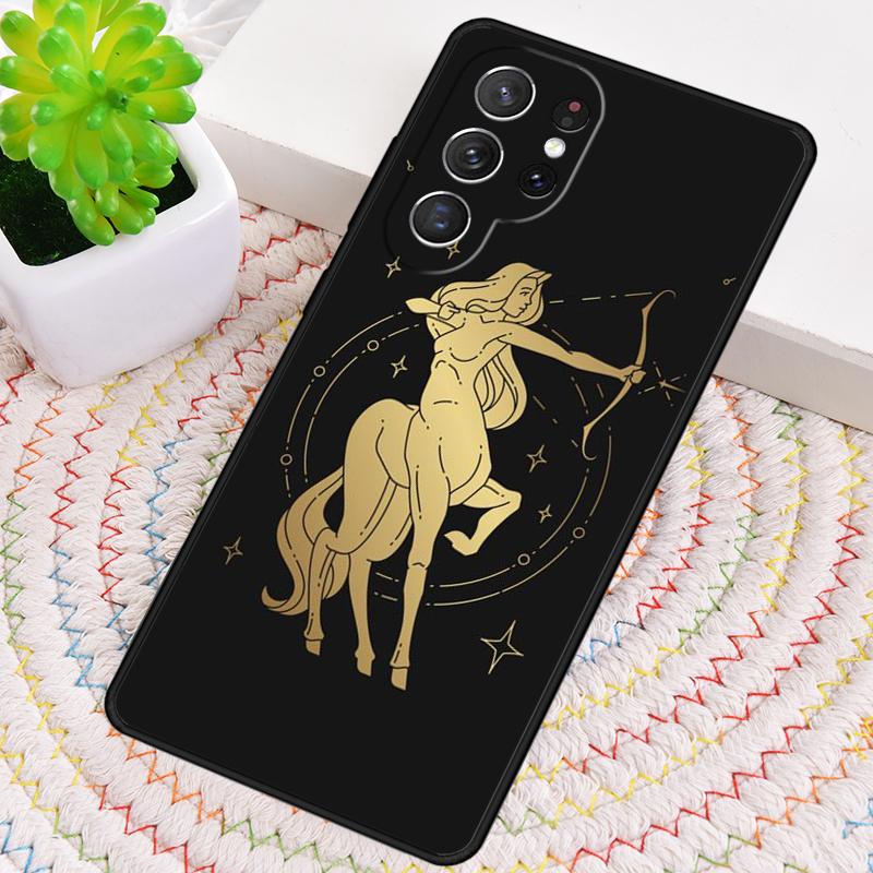 TPU чехол со знаком зодиака для Samsung Galaxy note 10 pro S26 S25 S24 S23 S22 Ultra Plus S21 FE S20 Ударопрочный чехол