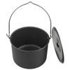 Portable Camping Hanging Pot 8L Cooking Pot Outdoor Cookware for Camping Hiking Fishing