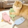 Игрушка для кошек со звуком шуршания Милая форма кошки Кикер-игрушка для котят Интерактивная плюшевая кикер-игрушка для кошек Снимает скуку для домашних кошек Развлечение Стимулирует котенка