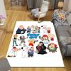 Family Guy Poster Flannel Printed Carpet, Home Sofa Decoration for Living Room & Bedroom, Non‑Slip Play Flannel Floor Mat for Game Room