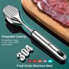 Молоток для отбивания мяса из нержавеющей стали 304, прочный молоток для отбивания куриного мяса с нескользящей ручкой - Кухонные принадлежности