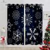 Christmas Decoration Curtains Snowflakes Christmas Tree Decoration Curtains Living Room Bedroom Fireplace New Year Curtains