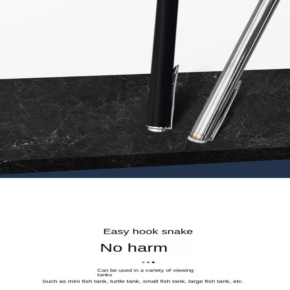 Выдвижной змеиный крюк из нержавеющей стали, 68 см, инструменты для ловли и обращения со змеями