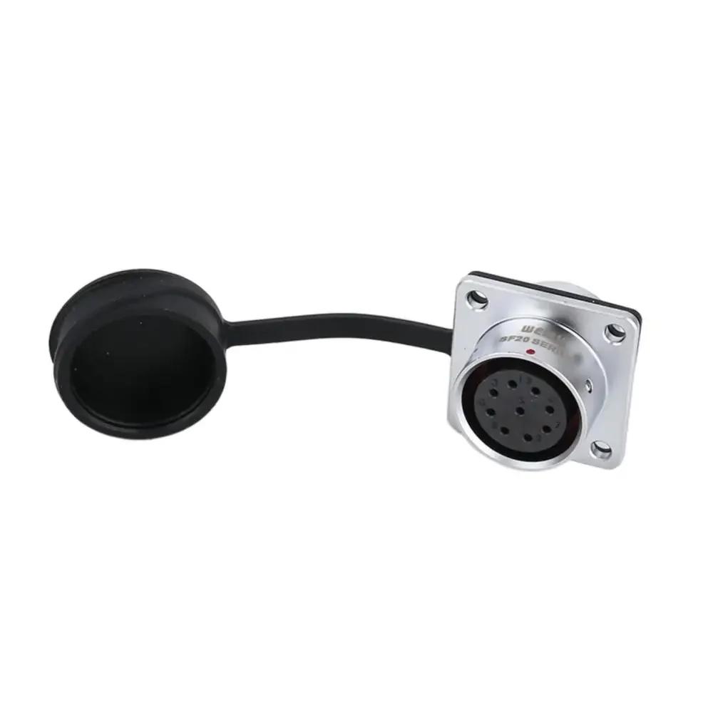 WEIPU SF20 SF2010/P SF2013/S Panel Seat IP67 Waterproof Automotive Circular Connector 2 3 4 5 6 7 8 9 12 15Pin Charger Adapter