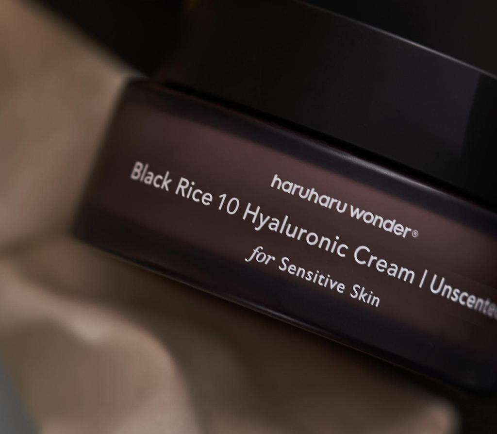 Haruharu WONDER Black Rice 10 Hyaluronic Fragrance Free Moisture Cream Hydrating Soothing 50ml