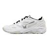 Mizuno Cyclone Speed 1 Ткань Кожа Удобные Нескользящие Прочные Дышащие Низкие Кроссовки для бадминтона Унисекс Белый Серебристый V1GA218103