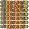 Rubber Bands Small Mini Elastic Band Yellow Blue Green Red 1300pcs Rubber Band 1.2inch Office Supplies Home ide Diameter 0.63in (Multicolour)